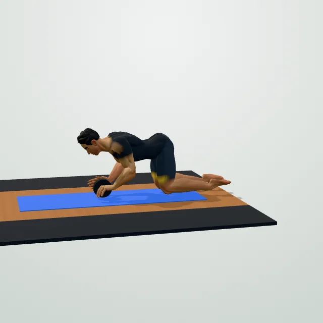 Ab Wheel Rollout — Start