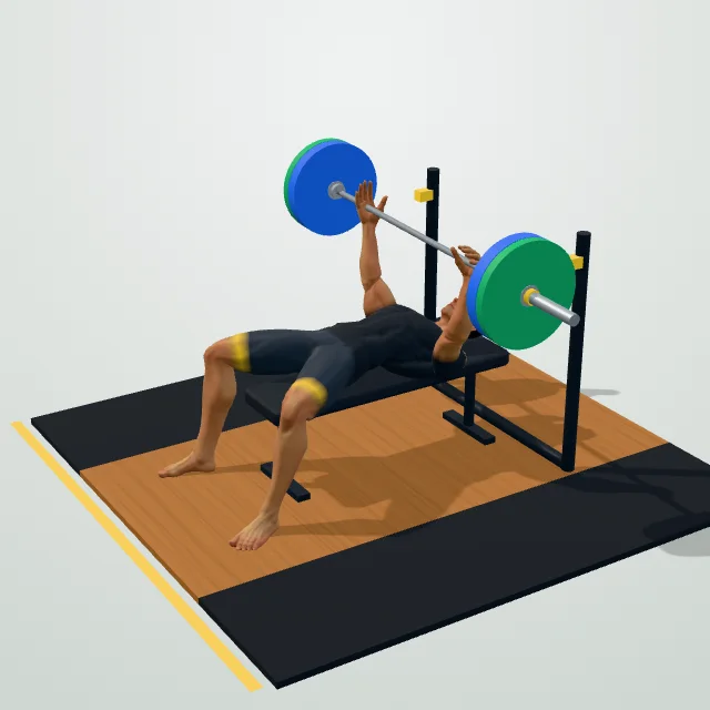 Barbell Bench Press — Start