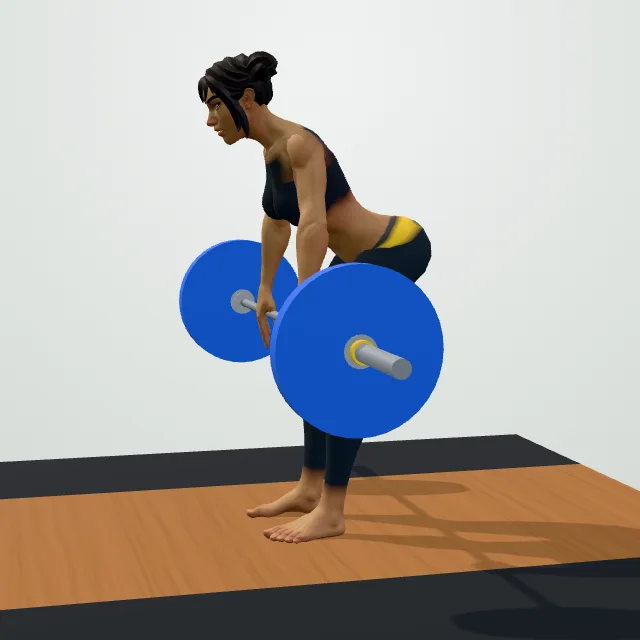 Bent-Over Barbell Row — Start