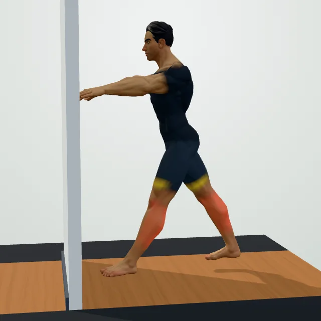 Wall Calf Stretch — 3D demo