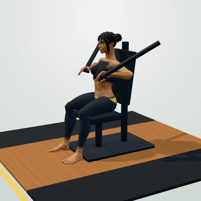 Chest Press Machine — Start