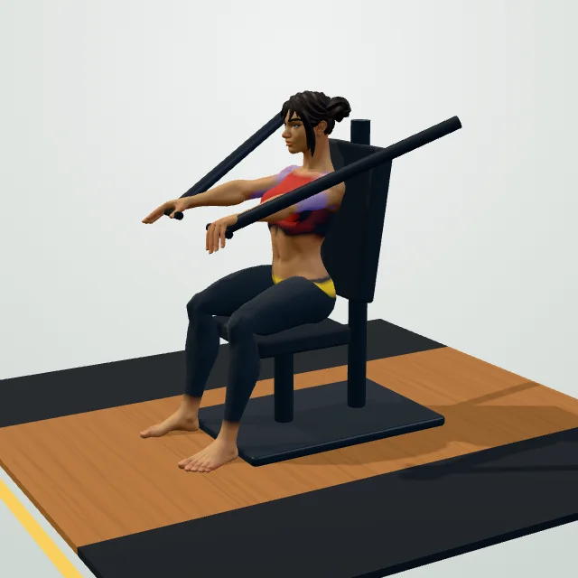 Chest Press Machine — 3D demo