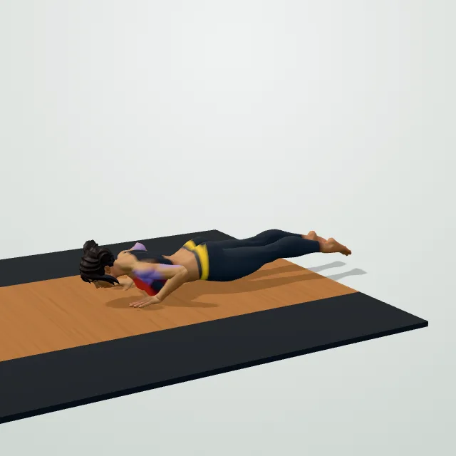 Clap Push-Up — 3D demo