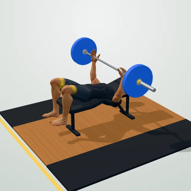 Decline Bench Press — Start