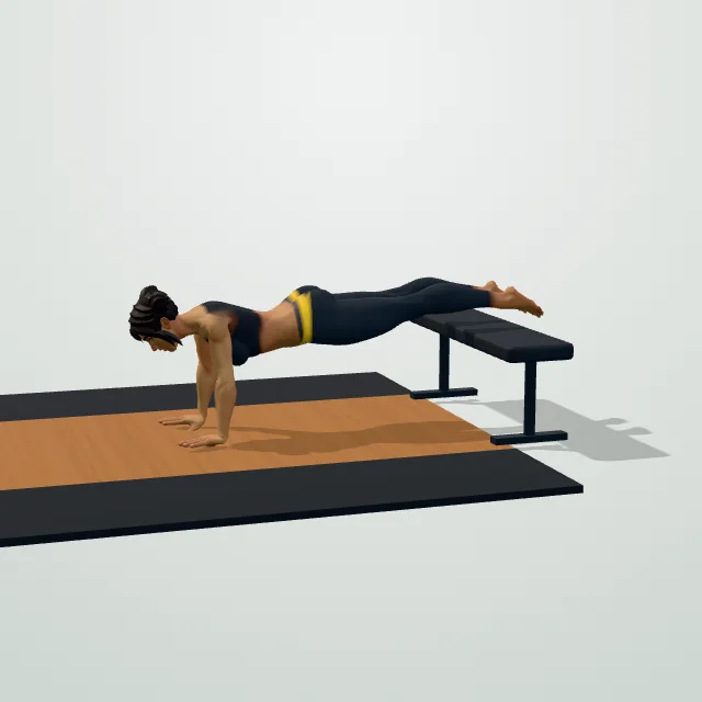 Decline Push-Up — Start
