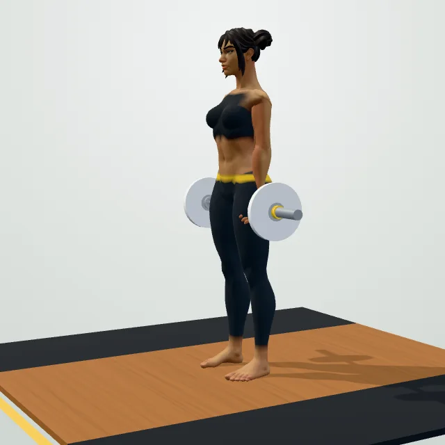 EZ-Bar Curl — Start