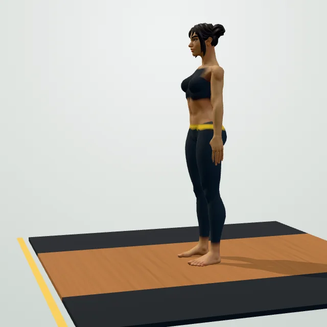 Forward Lunge — Start