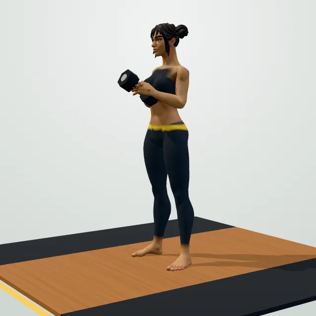 Goblet Squat — Start