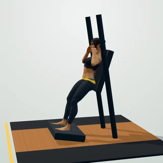 Hack Squat — Start