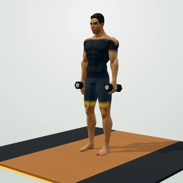 Hammer Curl — Start