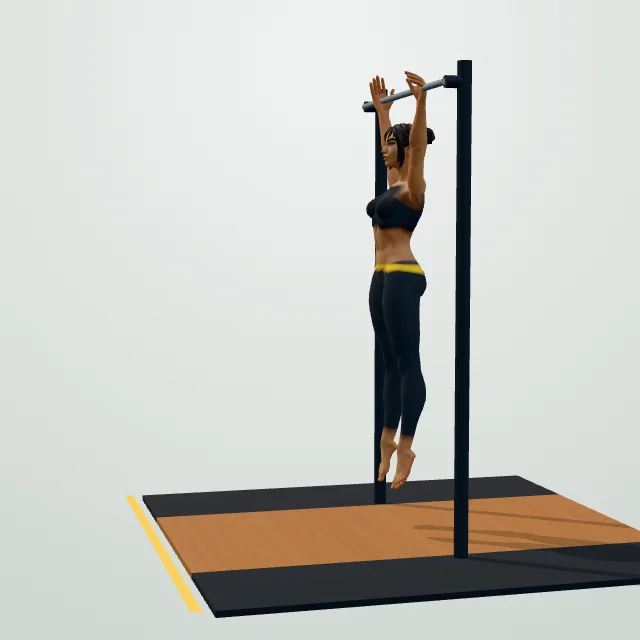 Hanging Leg Raise — Start
