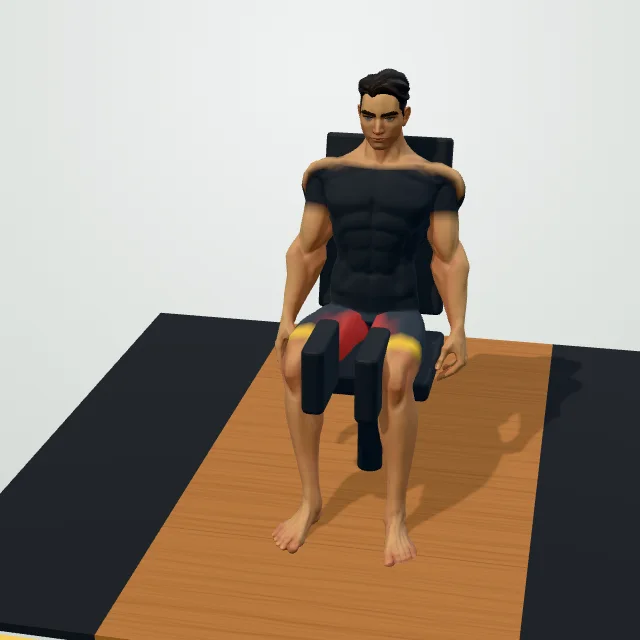 Hip Adduction Machine — 3D demo