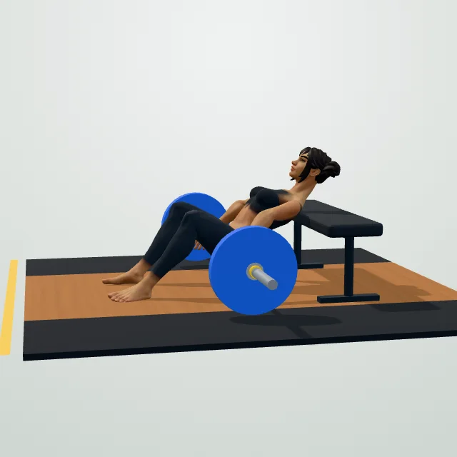 Barbell Hip Thrust — Start