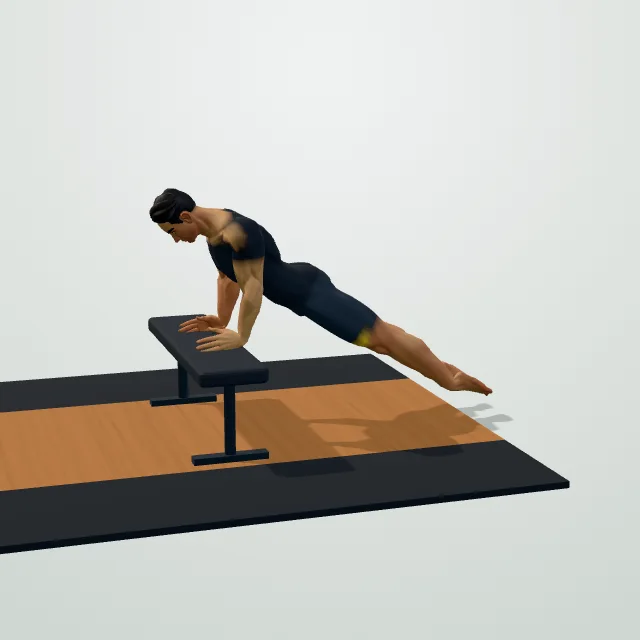 Incline Push-Up — Start