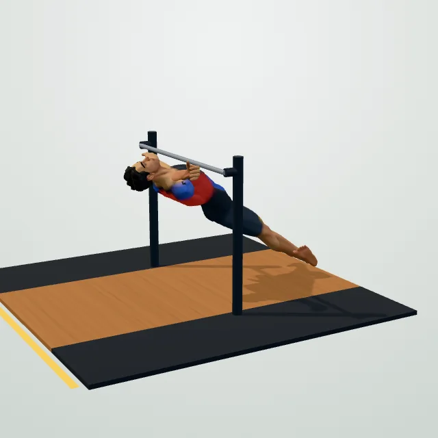 Inverted Row — 3D demo