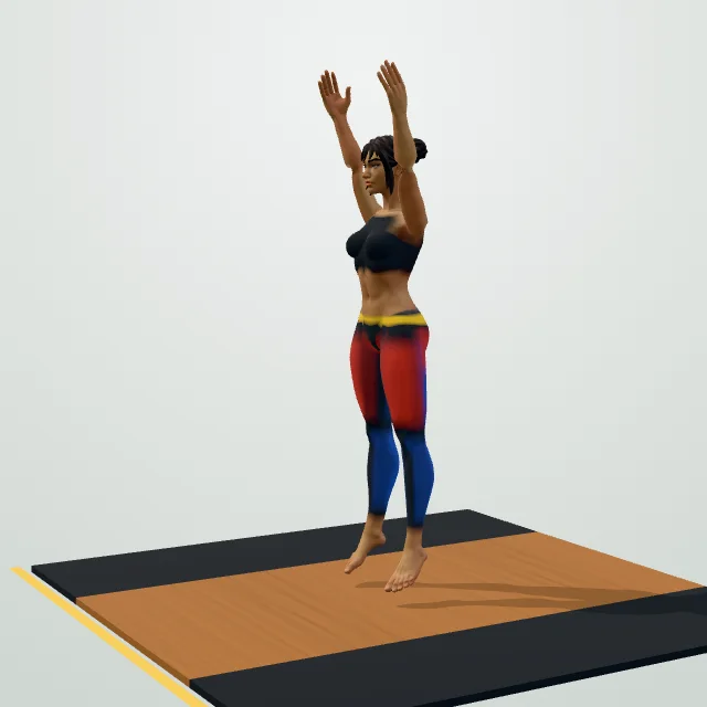 Jump Squat — 3D demo