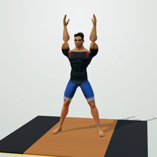 Jumping Jacks — 3D demo