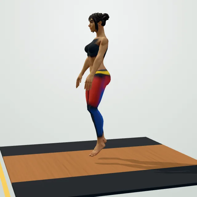 Jumping Lunge — 3D demo