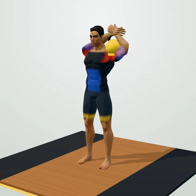 Kettlebell Halo — 3D demo