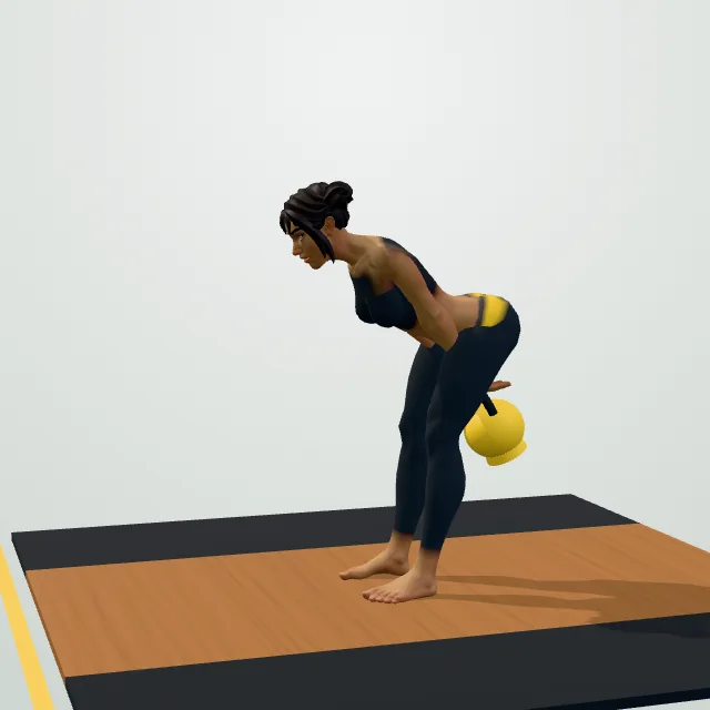 Kettlebell Swing — Start