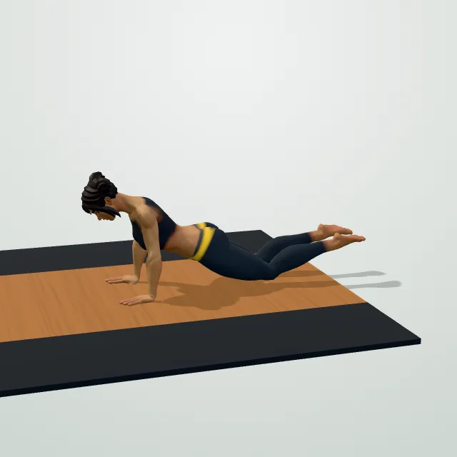 Knee Push-Up — Start