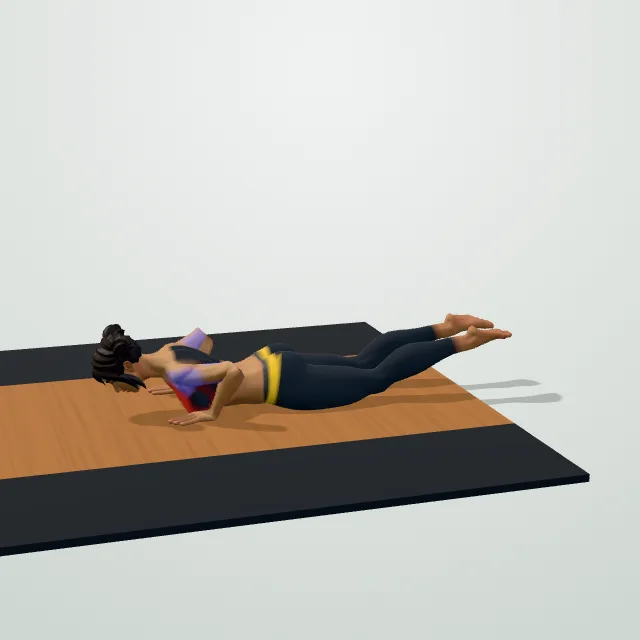 Knee Push-Up — 3D demo