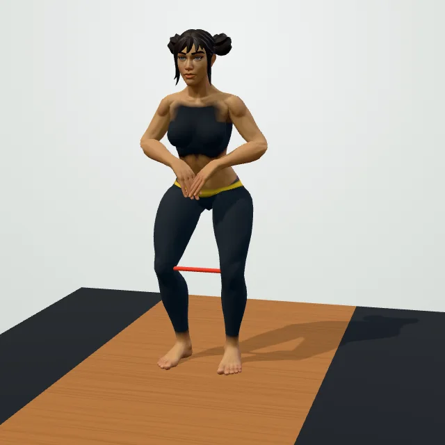 Lateral Band Walk — Start