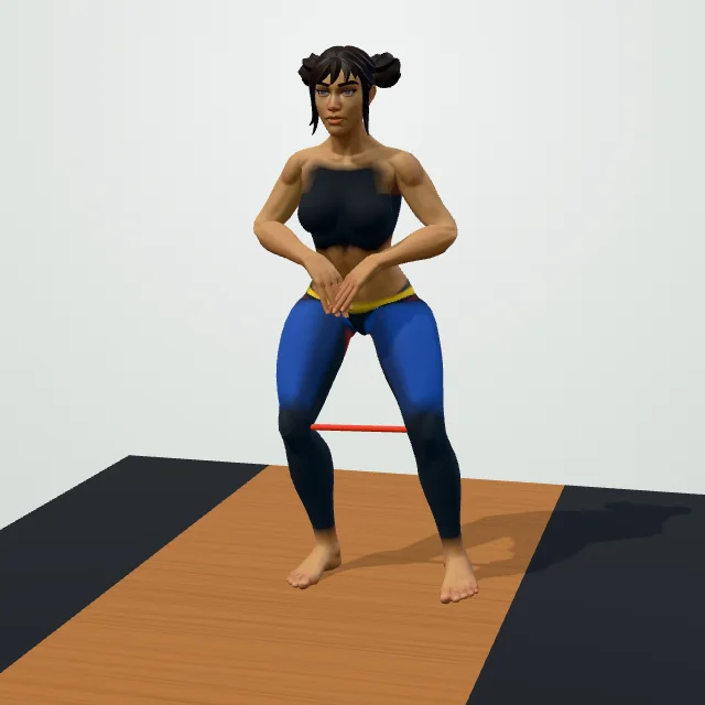 Lateral Band Walk — 3D demo