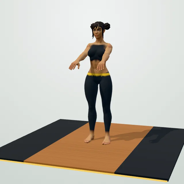 Lateral Lunge — Start