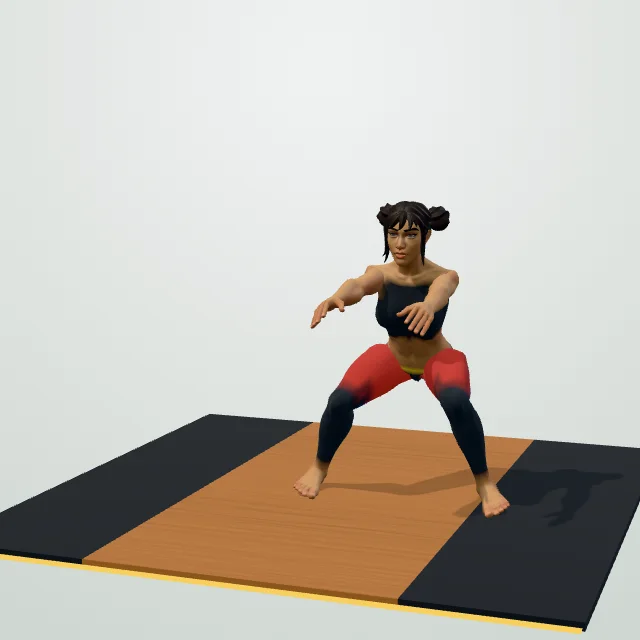 Lateral Lunge — 3D demo