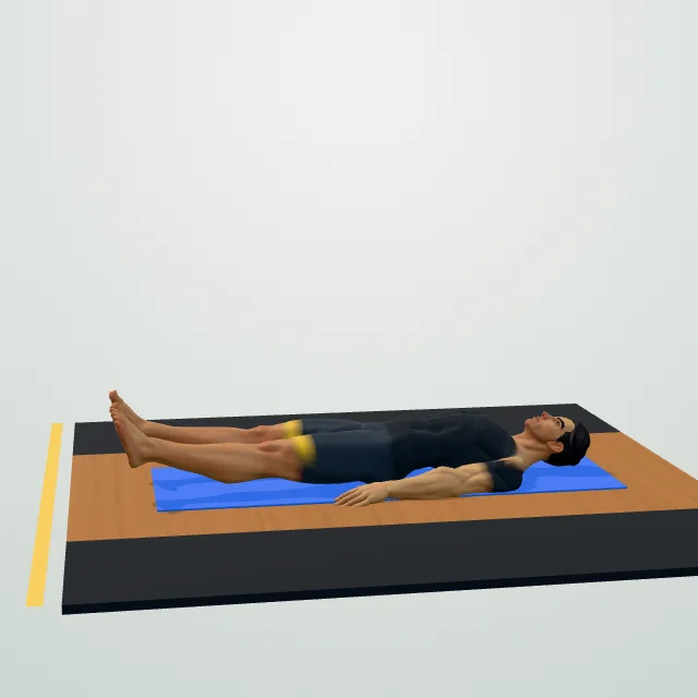 Lying Leg Raise — Start