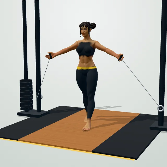 Low-to-High Cable Fly — Start