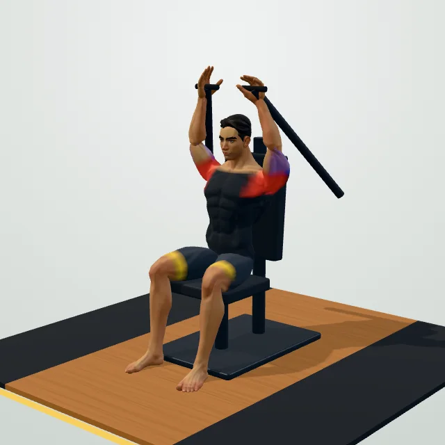 Machine Shoulder Press — 3D demo