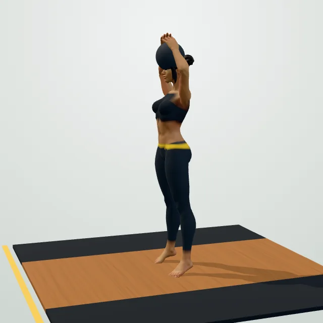 Medicine Ball Slam — Start