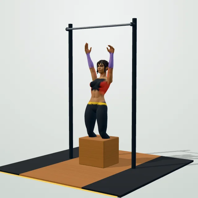 Negative Pull-Up — 3D demo