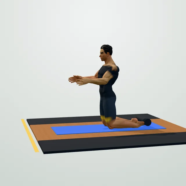 Nordic Hamstring Curl — Start