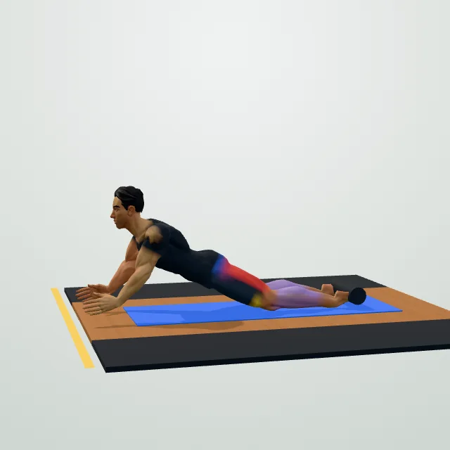 Nordic Hamstring Curl — 3D demo