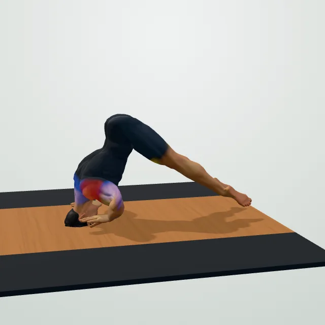 Pike Push-Up — 3D demo