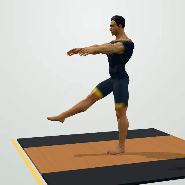 Pistol Squat — Start