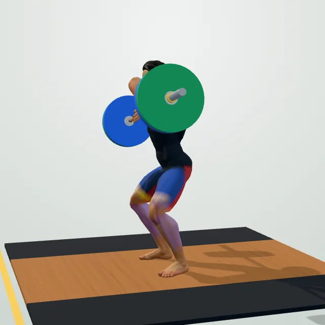 Power Clean — 3D demo
