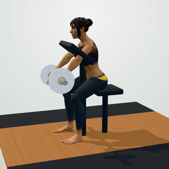 Preacher Curl — Start