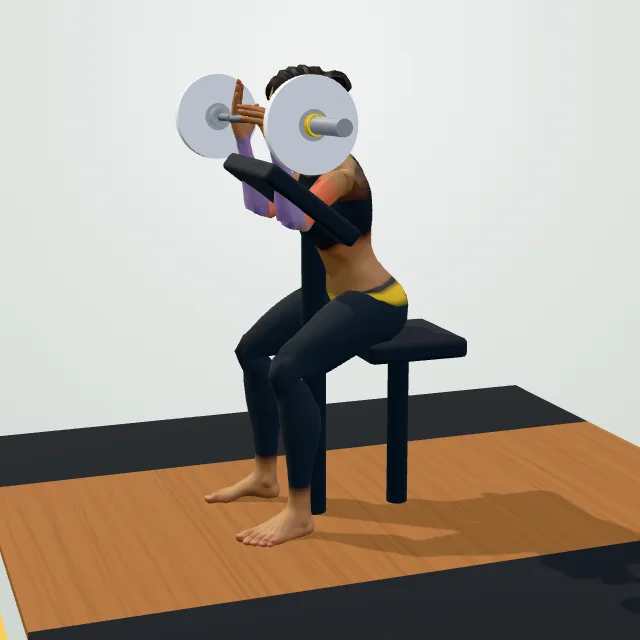 Preacher Curl — 3D demo