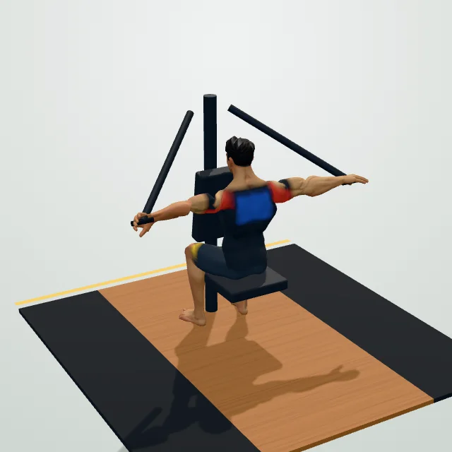 Reverse Pec Deck — 3D demo