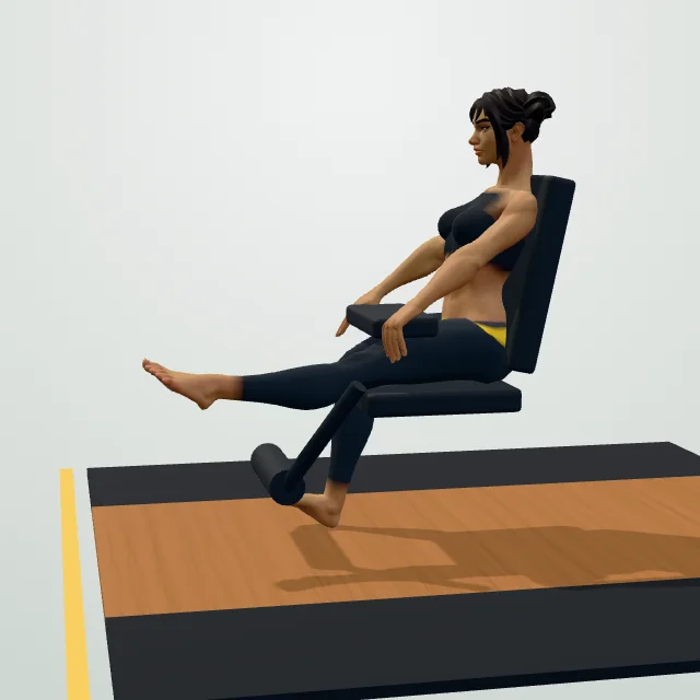 Seated Leg Curl — Start