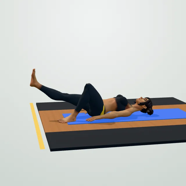 Single-Leg Glute Bridge — Start