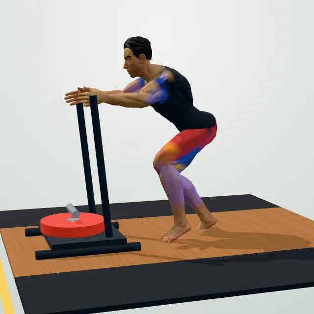 Sled Push — 3D demo