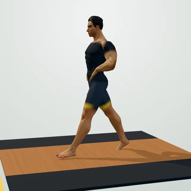 Split Squat — Start