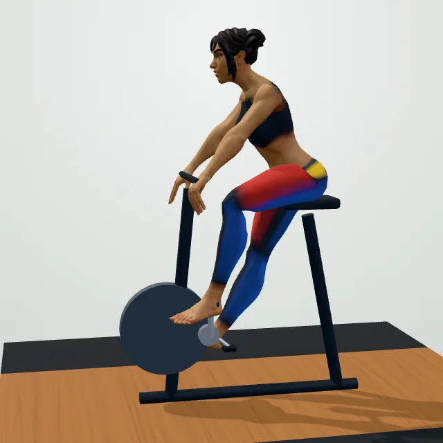 Stationary Bike — 3D demo