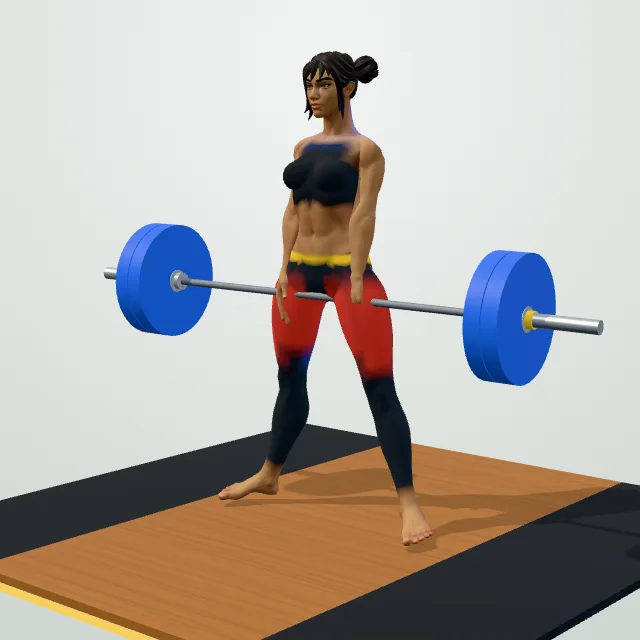 Sumo Deadlift — 3D demo