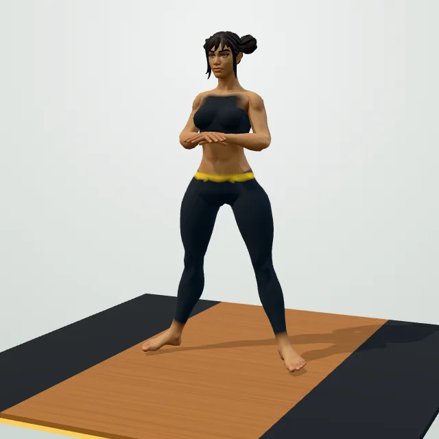 Sumo Squat — Start